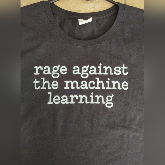 RAGE AGAINST THE MACHINE LEARNING Short-Sleeve Women's/Unisex Small T-Shirt Tee - Picture 2 of 7